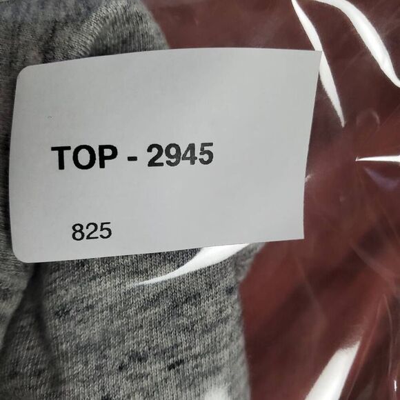 Victoria’s Secret PINK Women’s Gray Heather Drawstring Hem Tee Size L - Picture 7 of 7